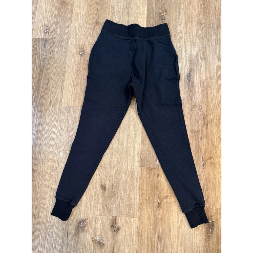 Nike Joggers Women XS Black Fleece Lined High Waist Slim Fit Sweatpants Swoosh‎